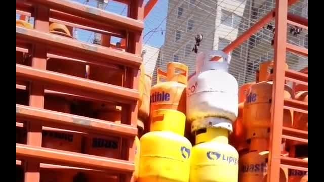 Lanzamiento de cilindros