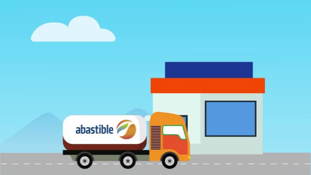 Camión granel en vía pública