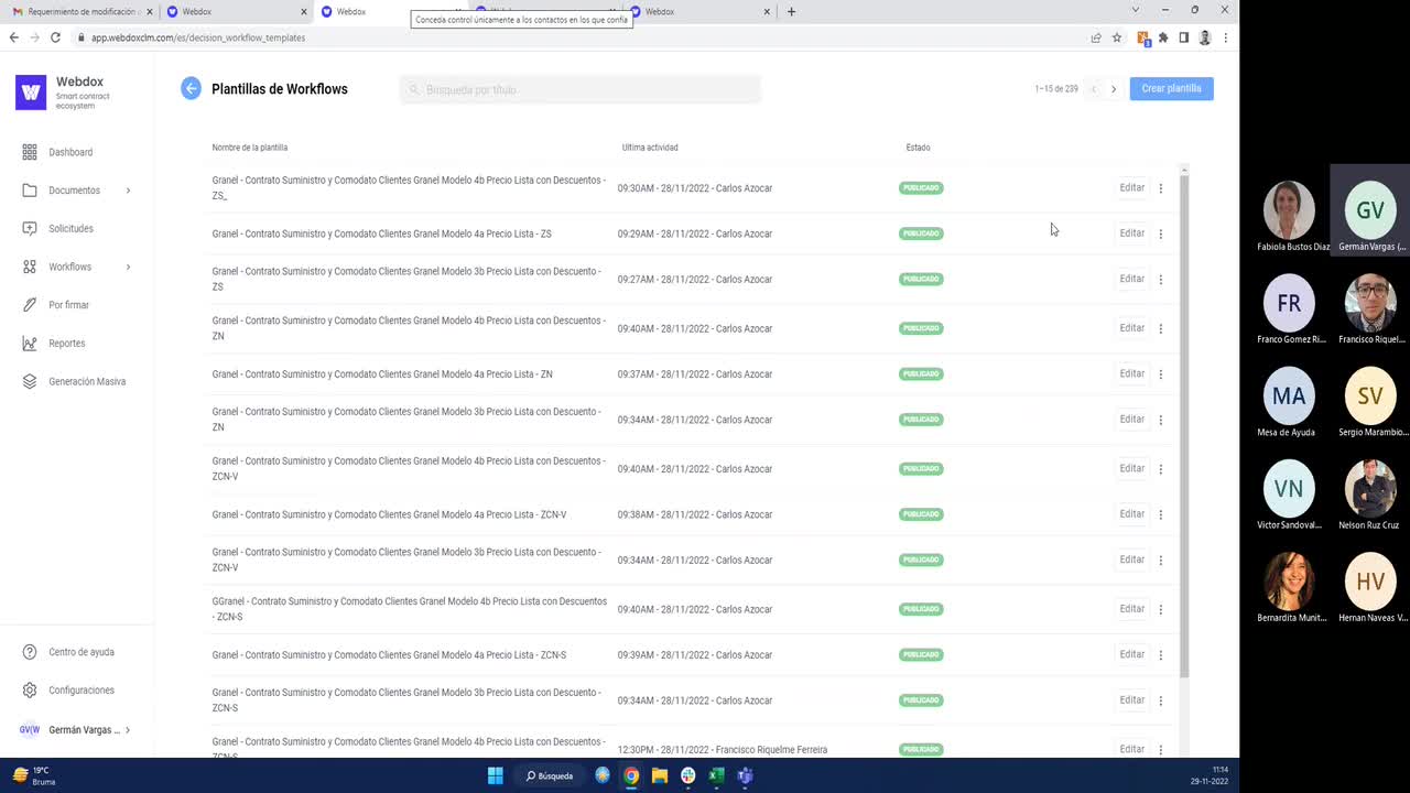 Capacitación Webdox