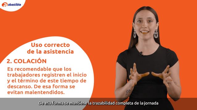 Uso correcto del Registro de Asistencia